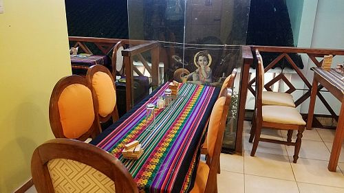 inside at Sattva by Govinda in Aguas Calientes