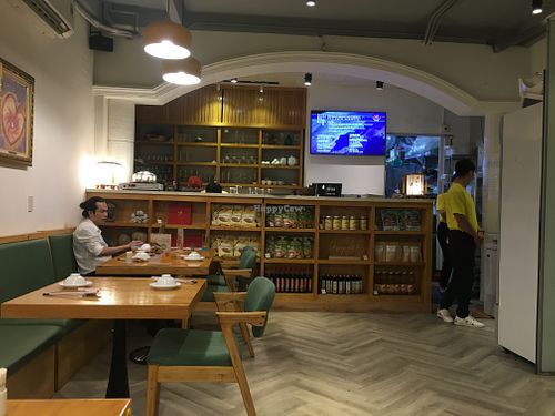 Interior at Loving Hut Vegan Kitchen in Ho Chi Minh City