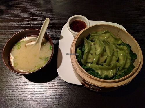 best dumplings ever! at Bayberry Vegan Cafe in Woburn