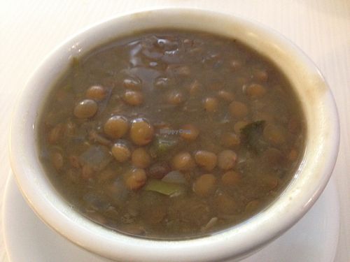 lentil soup at Fresh Grill in Johns Creek