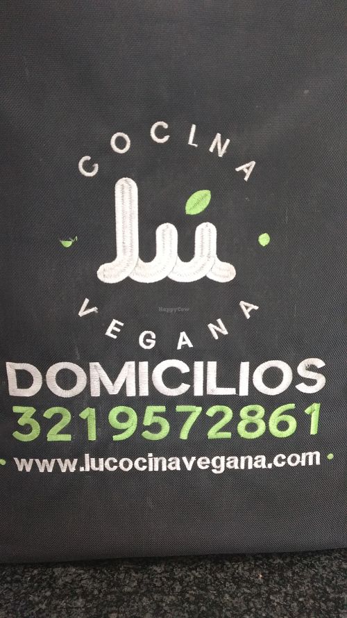 DELIVERY INFO at Lu Cocina Vegana in Bogota