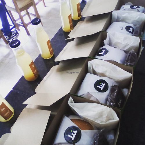 huge order! at Lu Cocina Vegana in Bogota