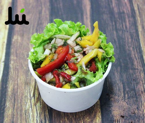 Ceviche!
 at Lu Cocina Vegana in Bogota