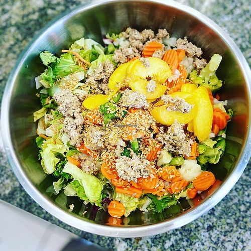 salad at Bistraw Zdravo Zivo in Skopje