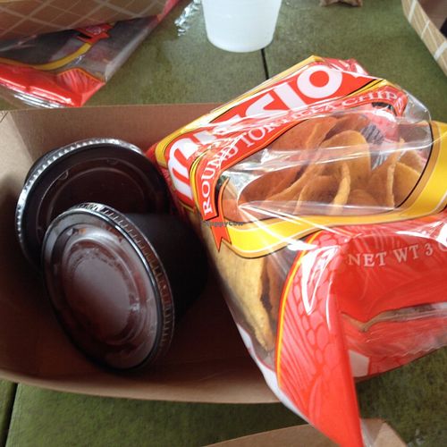 Chips and salsa at Finn's at Little Village in Panama City