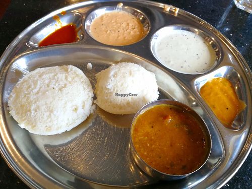 Idli.  at Saravana Bhavan in Amsterdam