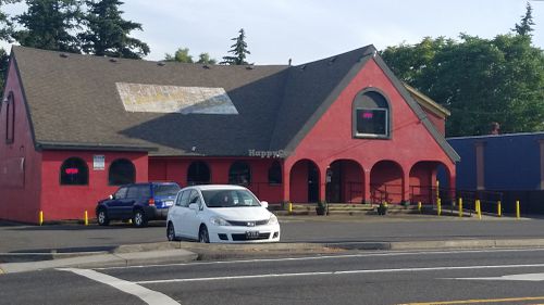 Outside at Yuan Su Vegetarian in Portland