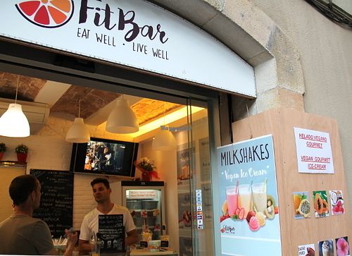 FitBar facade.  at FitBar - Barceloneta in Barcelona