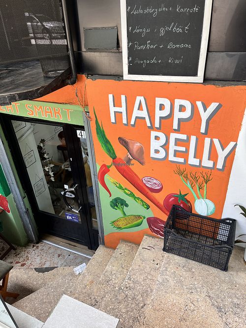 Outside   at Happy Belly / Eat Smart in Tirana