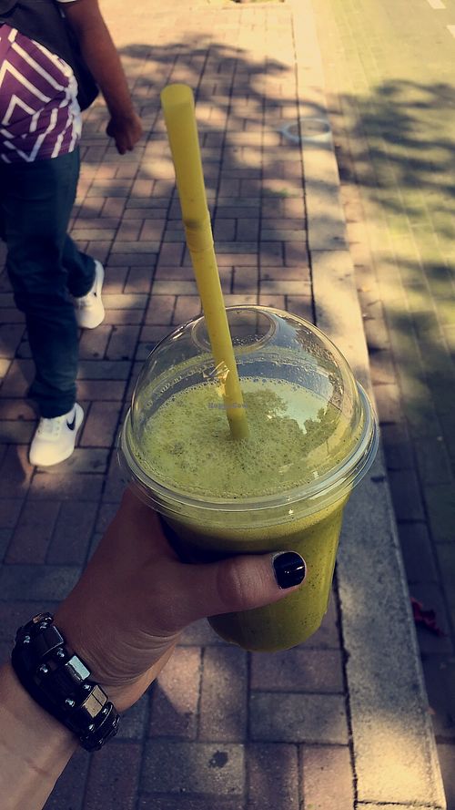 Mint/Mango/Banana/Orange Smoothie at Happy Belly / Eat Smart in Tirana