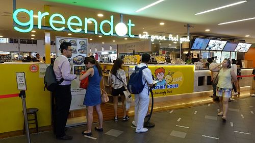 Restaurant exterior at Greendot 绿一点 - Nex in Northeast Singapore