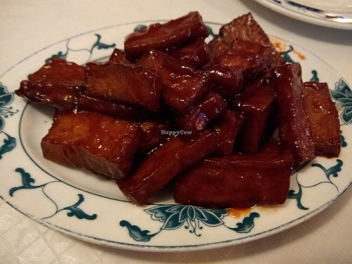 Vegan spare ribs appetizer at China Pan in Farmington