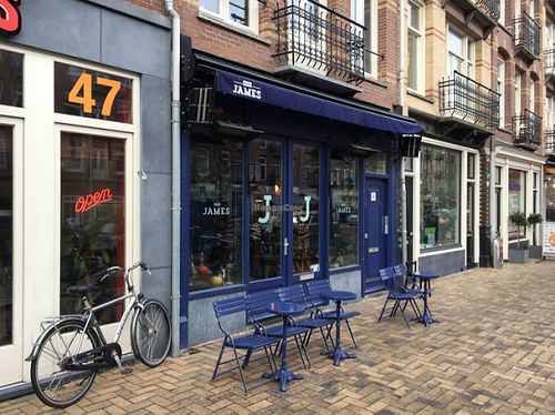 outside  at Bar James in Amsterdam