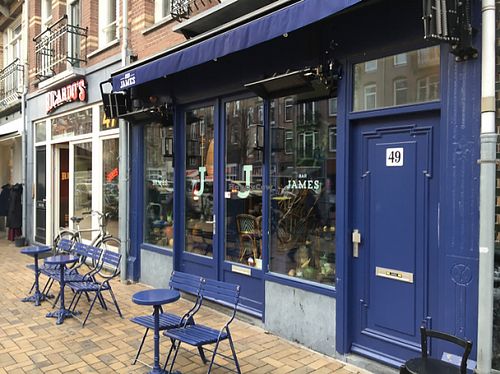 outside  at Bar James in Amsterdam