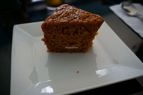 Carrot Cake (Vegan). at La Familia Groen in Lima