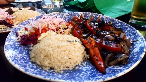 Lomo veg at La Familia Groen in Lima