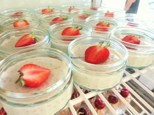 sweet tapioca pudding at Vegana Indiana in Vienna