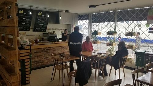 inside at Aba Opción Vegetariana in Bogota