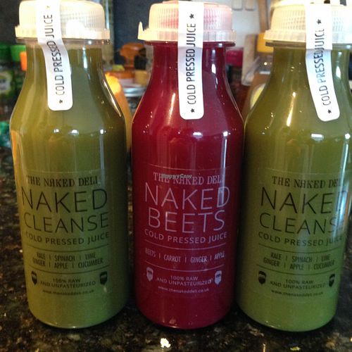 cold press juice  at The Naked Deli - Heaton in Newcastle Upon Tyne