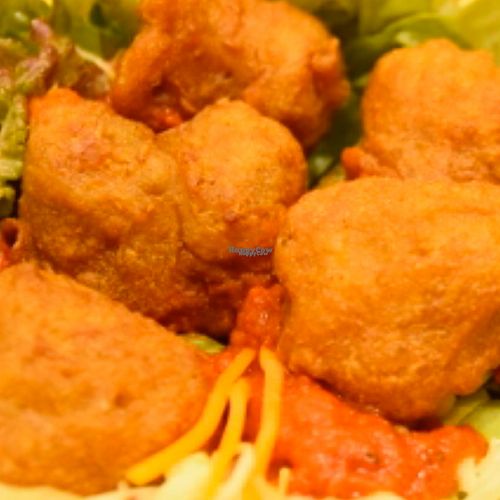 vege soy nugget at Govinda's  in Osaka