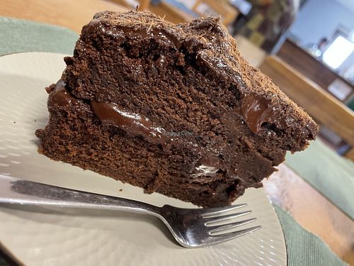 Chocolate mousse cake  at Green Beans in Lisbon