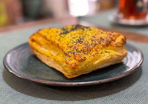 Savoury puff pastry. at Green Beans in Lisbon