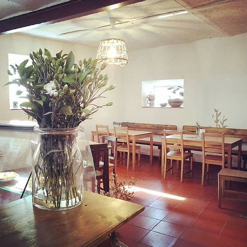 Cafe at Green Beans in Lisbon