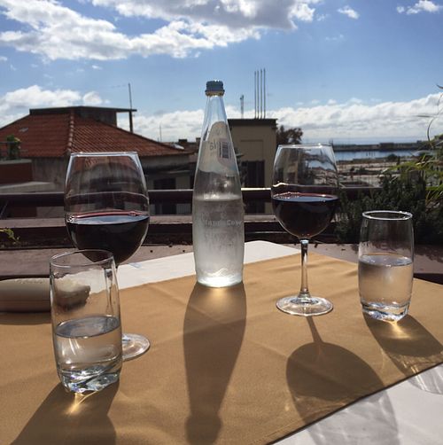 Vegan wine at Olives Restaurante in Funchal