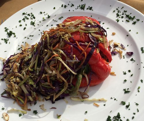 Stuffed pepper at Olives Restaurante in Funchal