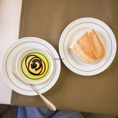 cornbread with olive oil and balsamic at Olives Restaurante in Funchal