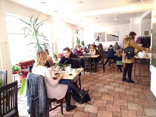 dining area at Terapija in Riga
