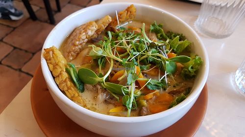 Miso soup at Terapija in Riga