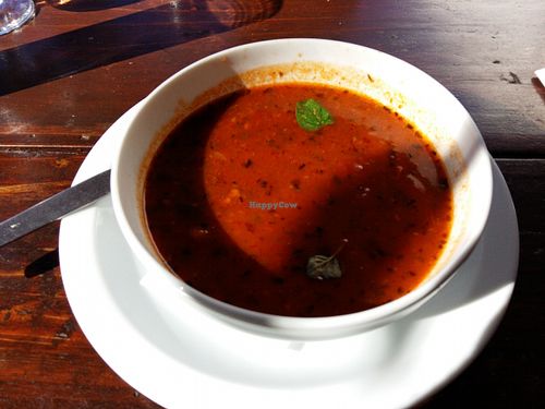 Tomato soup at O Esconderijo in Faial