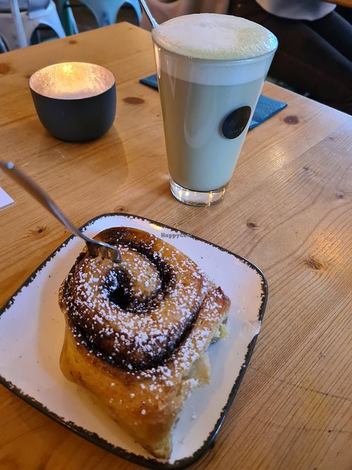 Matcha latte at Emmi's Kitchen - Glockenbach in Munich