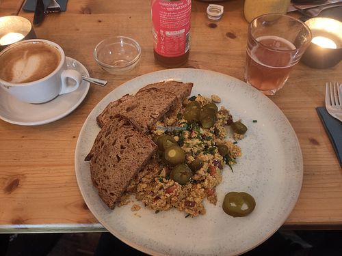 Scrambled tofu with extra jalapenos at Emmi's Kitchen - Glockenbach in Munich