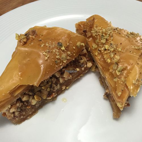 Vegan Baklava at Amena Bakery and Cafe in Las Vegas