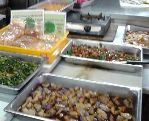 Vegan bread & rice dishes at Vegetarian Stall - Jalan Hang Lekiu in Kuala Lumpur