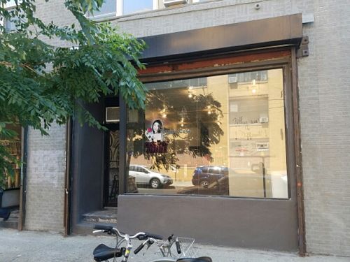 outside at Elisa's Love Bites in Brooklyn