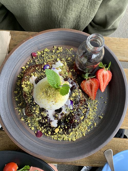 French toast  at Little Woodpecker in Blackburn