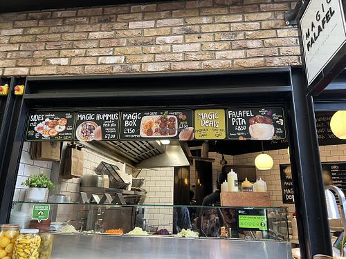   at Magic Falafel in North West London