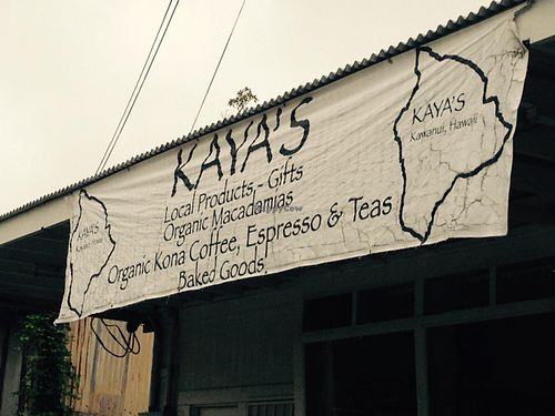 store sign at Kaya's in Kawanui