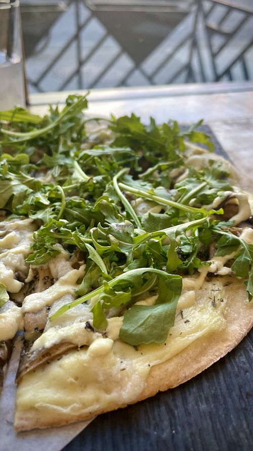 GF fungi happy hour 10"  at Virtuous Pie  in Vancouver