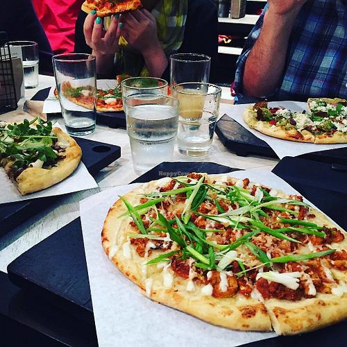 Sharing some delicious Virtuous Pie with friends at Virtuous Pie  in Vancouver