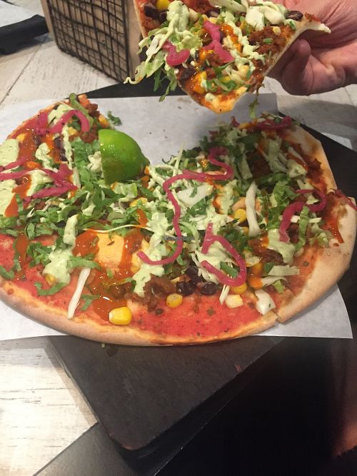 Los Tacos at Virtuous Pie  in Vancouver