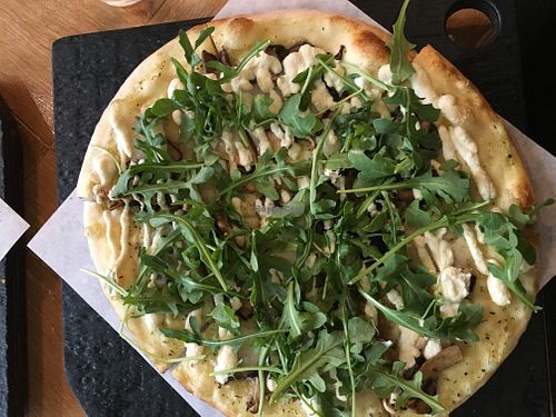 Rocket fun guy at Virtuous Pie  in Vancouver