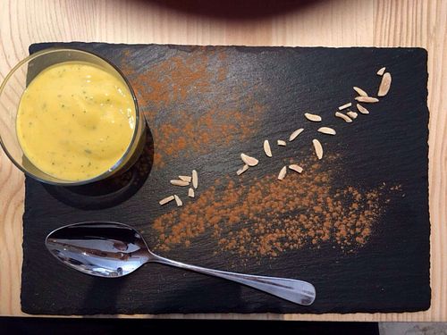 Manga mousse. at 26 Vegan Food Project in Lisbon