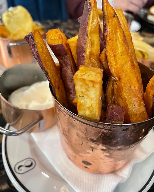Side of sweet potato fries at 26 Vegan Food Project in Lisbon