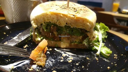 special burger - really good! at 26 Vegan Food Project in Lisbon