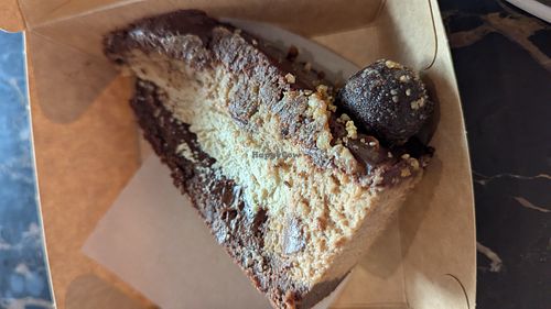 Ferrero Rocher cheesecake at 26 Vegan Food Project in Lisbon