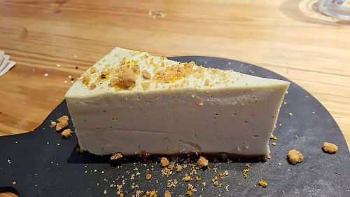 Avocado-lime cake at 26 Vegan Food Project in Lisbon